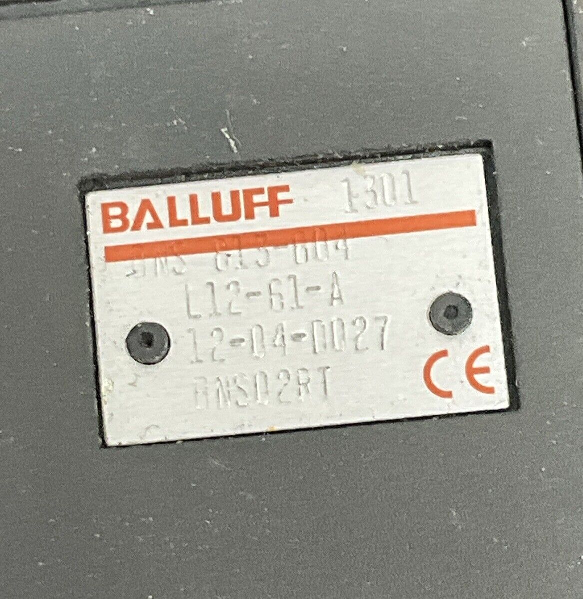 Balluff BNS02RT / BNS-813-B04-L12-61-A-12-04-DD27 Limit Switch (BL287)