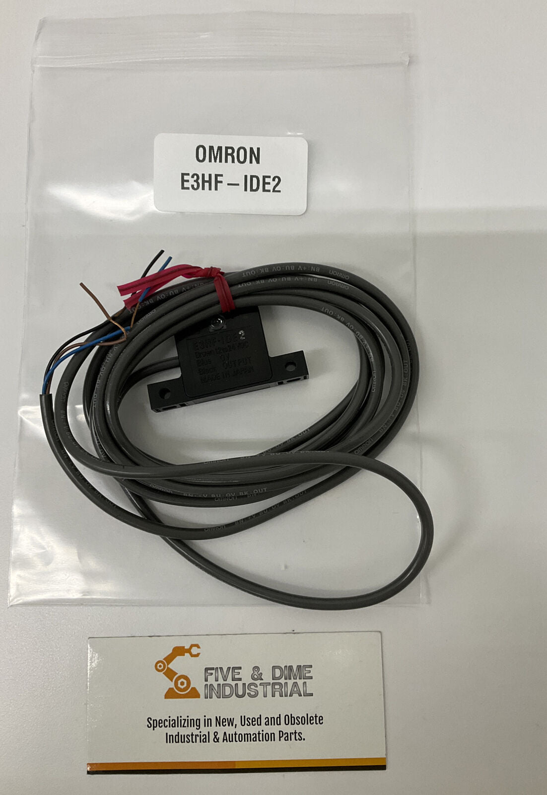 Omron  E3HF-IDE2  Receiver Sensor  12-24VDC Dark-On (RE196)