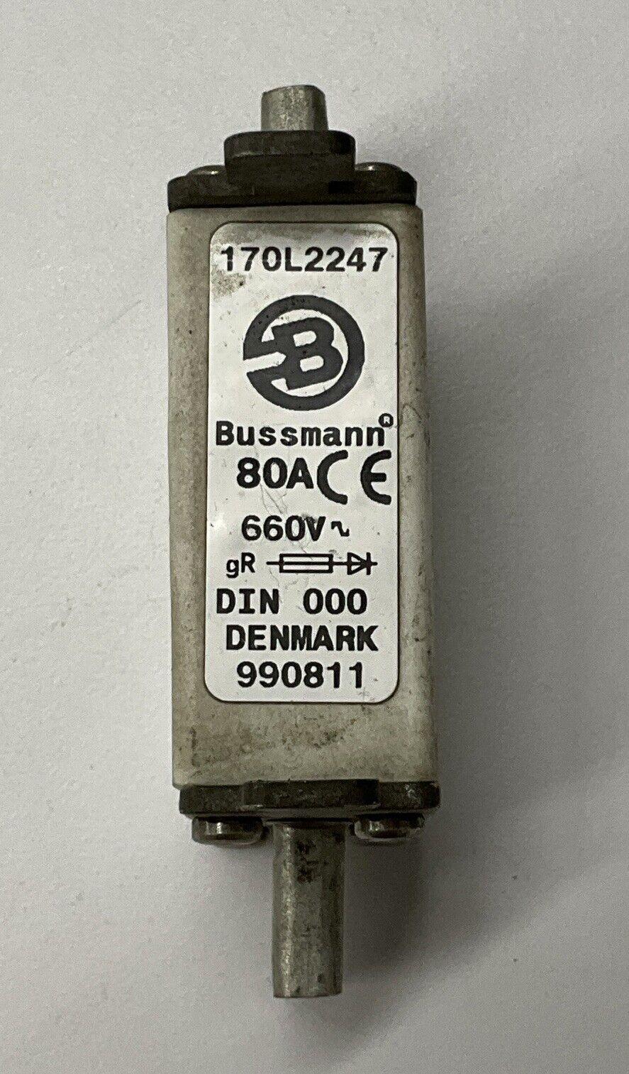 Bussmann 170L2247 80A 660V High Speed Square Body Fuse (CL196) - 0