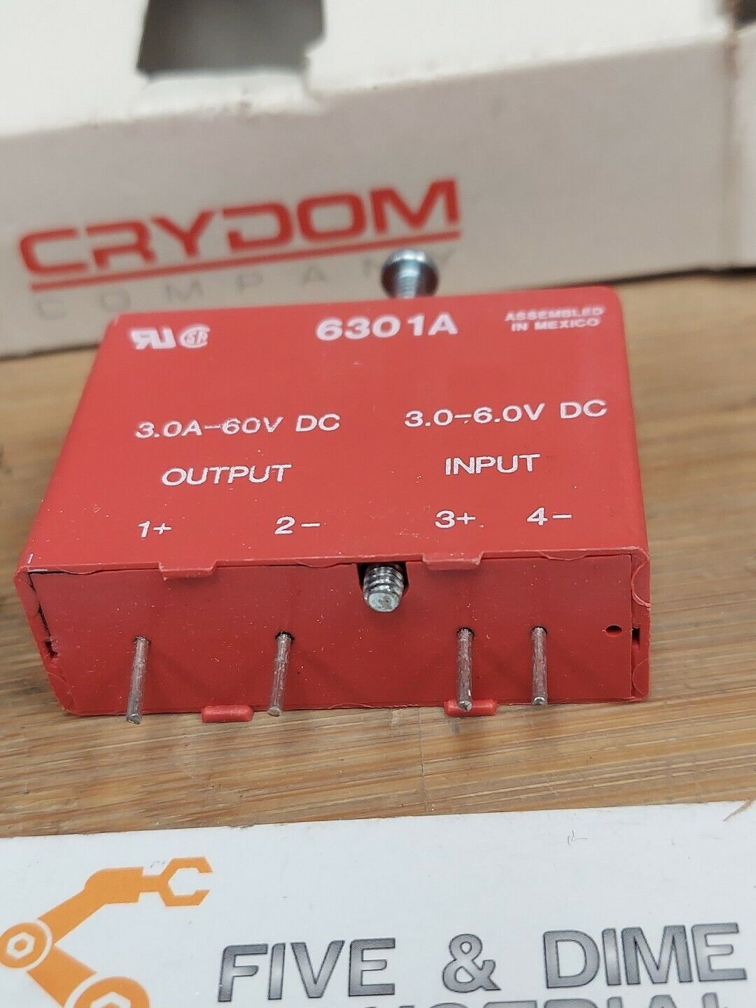 Crydom 6301A 60VDC 3.0A 60VDC Output Relay (GR108) - 0