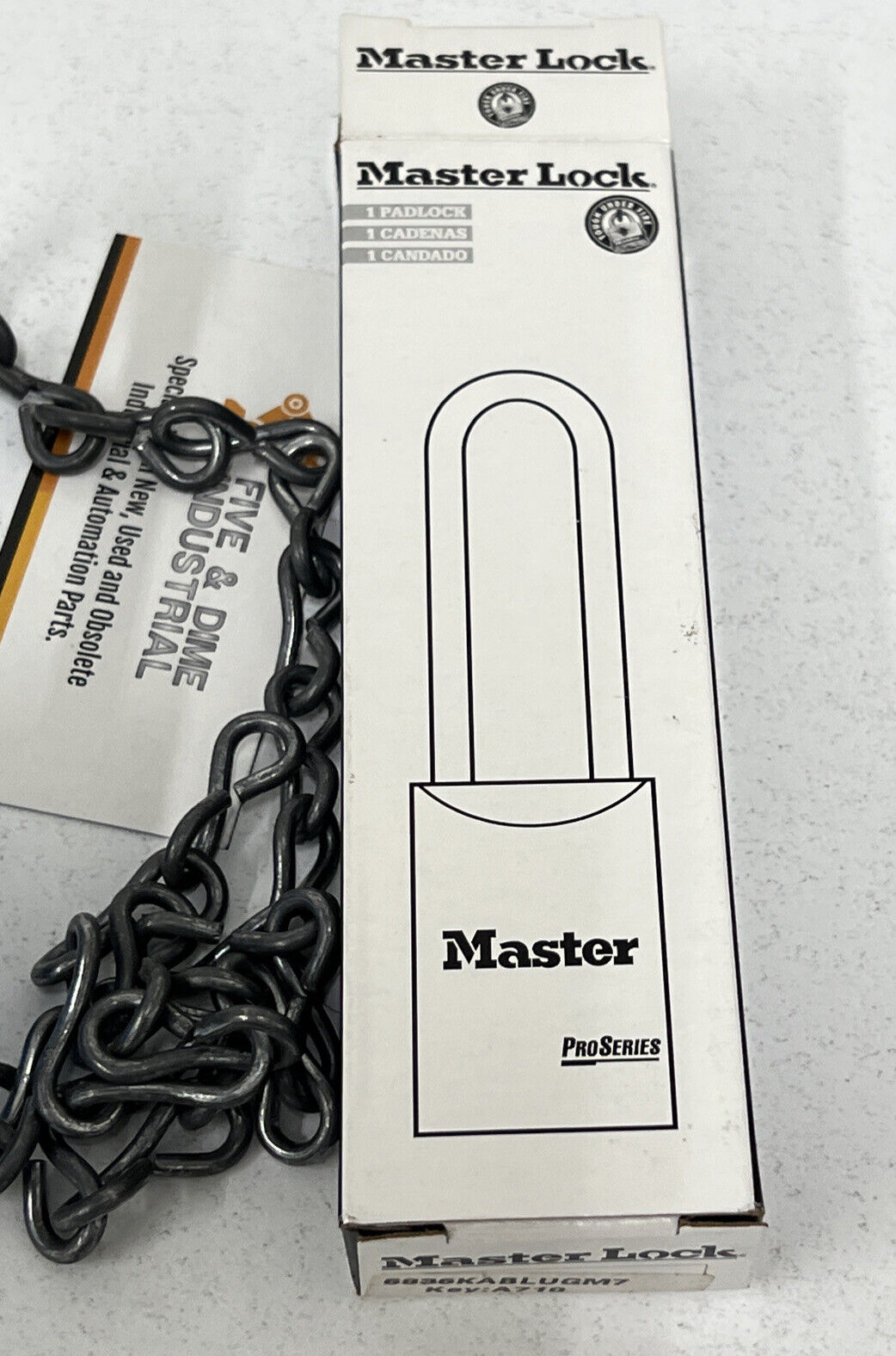 MasterLock 6836 Pro Series High Visibility Padlock Requires A710 Keys (GR106)
