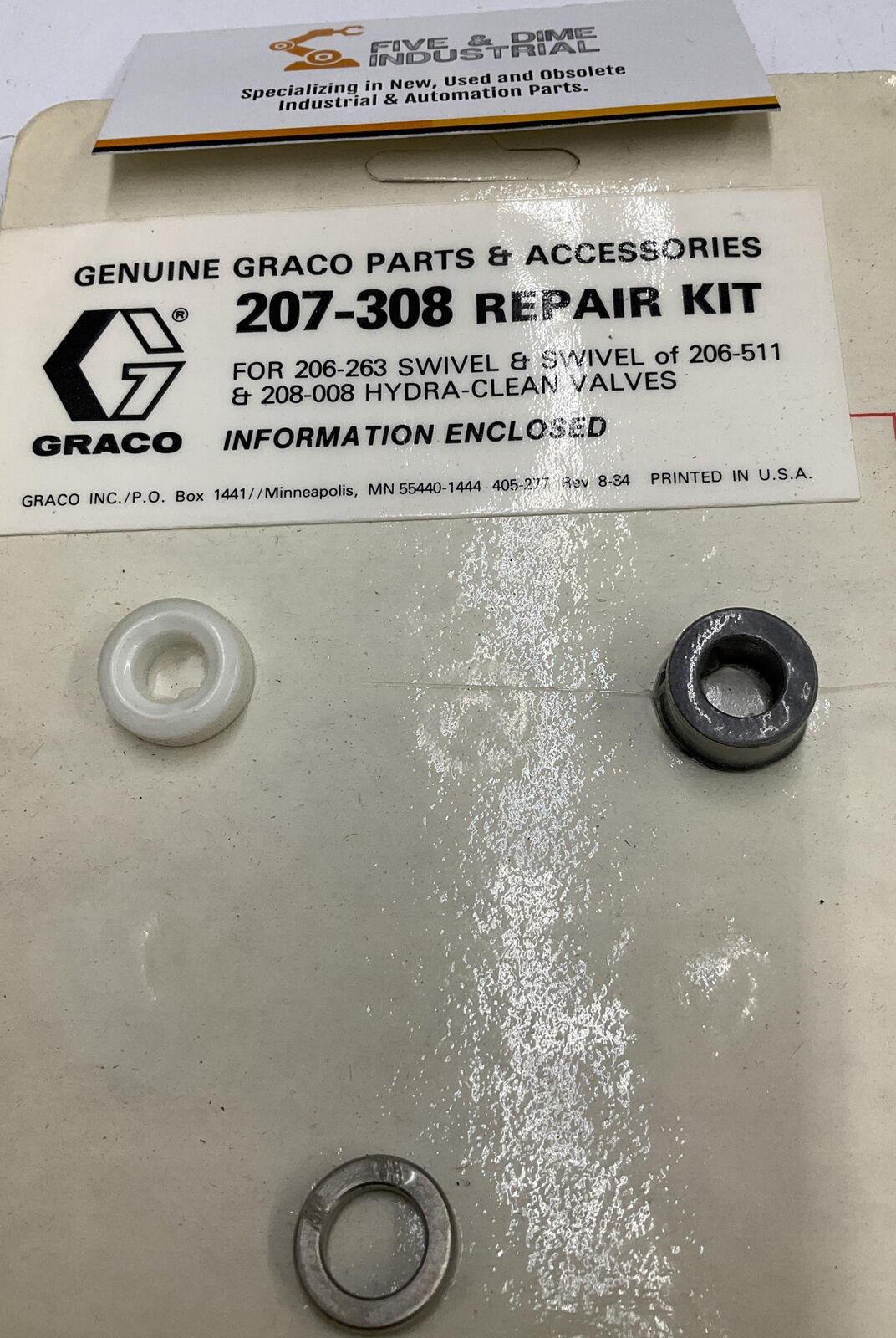 Graco 207-308 Swivel Repair Kit For Hydra Clean Valves (CL169)