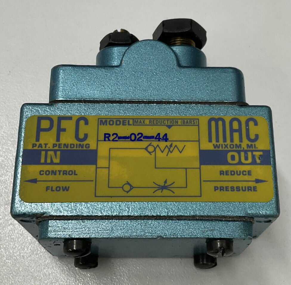 Mac Valve R2-02-44 Adjustable Pneumatic Air Flow Valve (CL222)