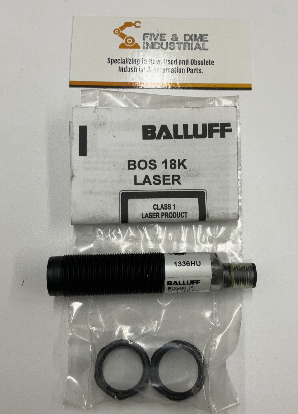 Balluff BOS 18K-PS-1LQK-E5-C-S4 / BOS00H8 Photoelectric Sensor  (YE144)