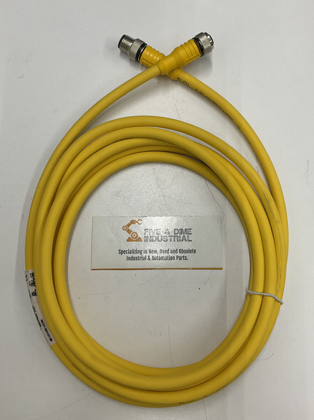 Turck RKC 4.4T-3-RSC 4.4T/S90 Eurofast Cordset Cable 4-Pin U5193-1 (YE190)
