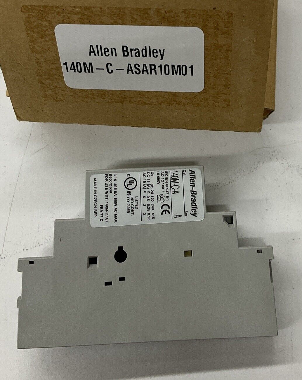 Allen Bradley 140M-C-ASAR10M01 Ser. A Trip Indication Contact 1NO, 1NC (RE132)