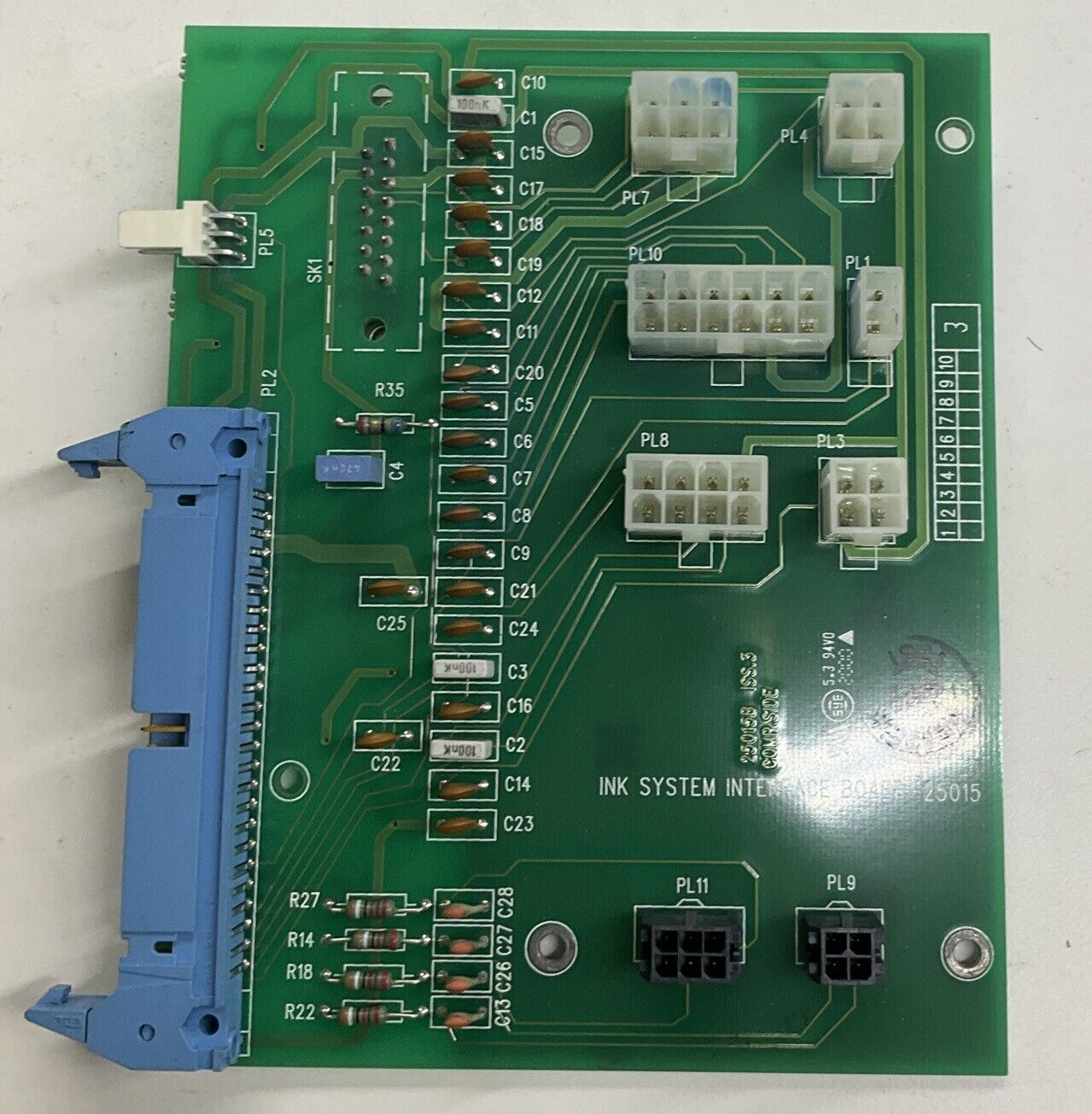Domino Ink System Interface Circuit Board Card  25015 25015A (YE117)