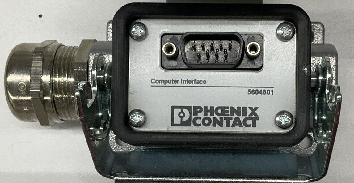 Phoenix Contact 5604801 9-Pin SUB Computer Interface Connector (BL294) - 0