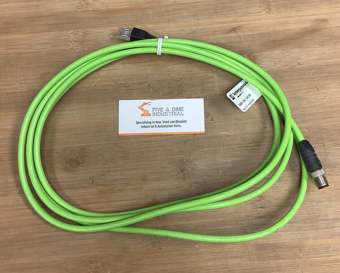 Lumberg 0985-342 104/3M New Ethernet Cord 4 Pin to Male Ethernet 3M (CBL110)