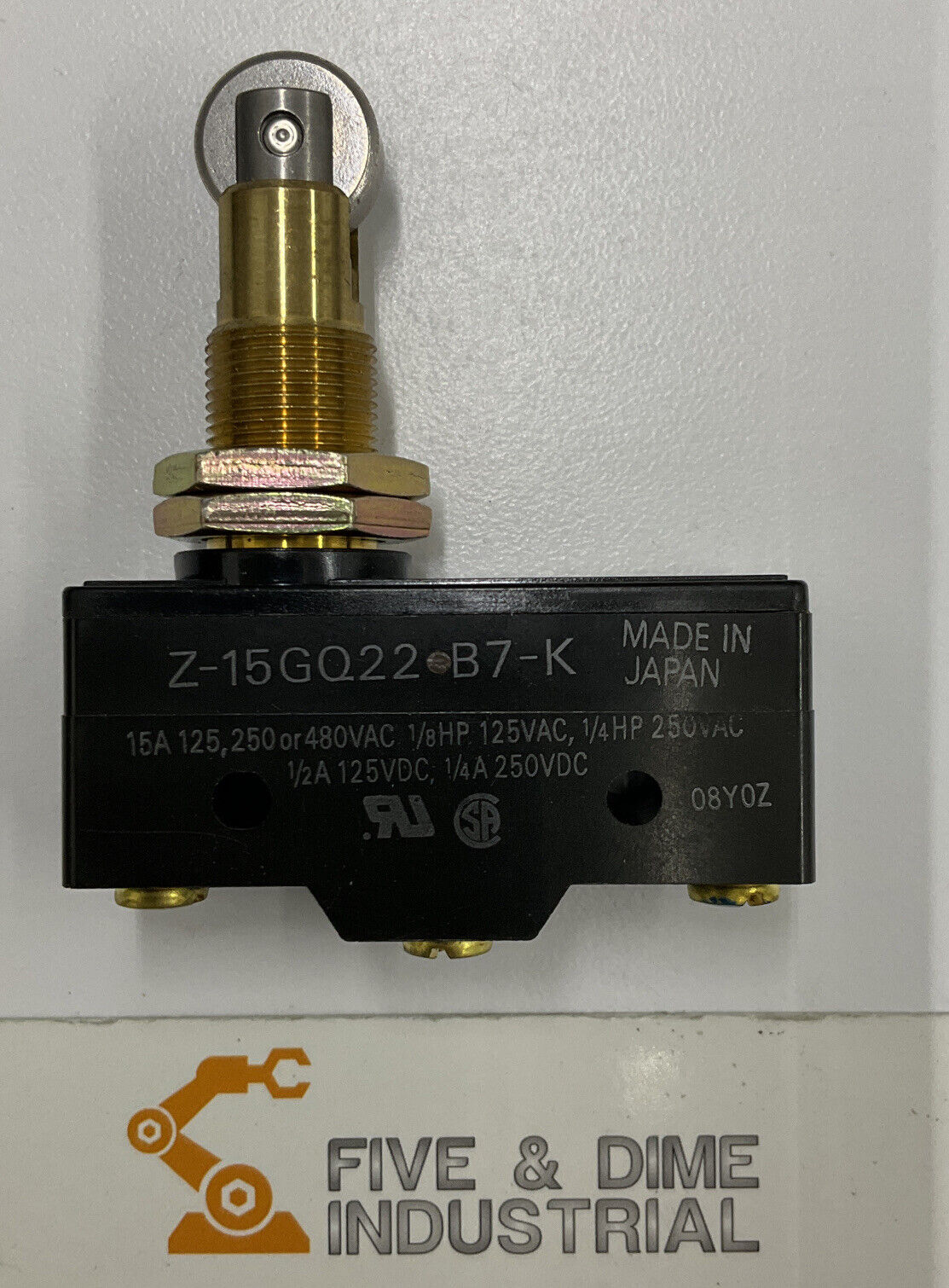 OMRON Z-15GQ22-B7-K GP Roller Limit Switch (CL118) - 0