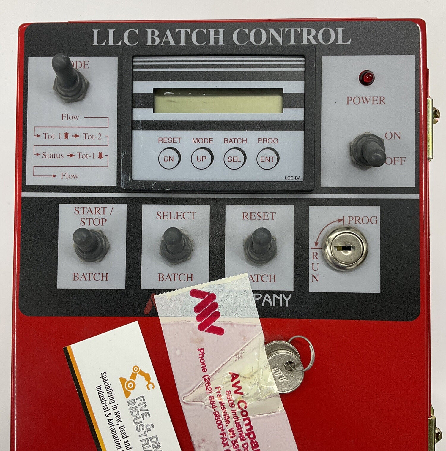 AW Company LLC-BA Flowmeter Batch Control Ver. 1.17 120VAC (OV115) - 0