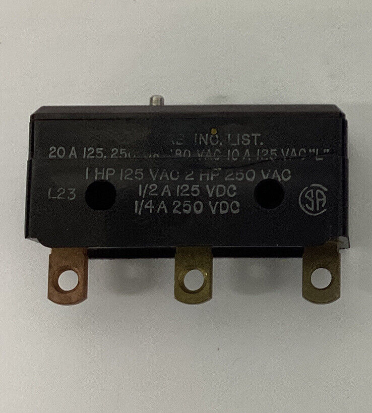 Honeywell Micro-Switch BA-2R/08-P7  20A  Limit Switch  250VAC (YE213) - 0
