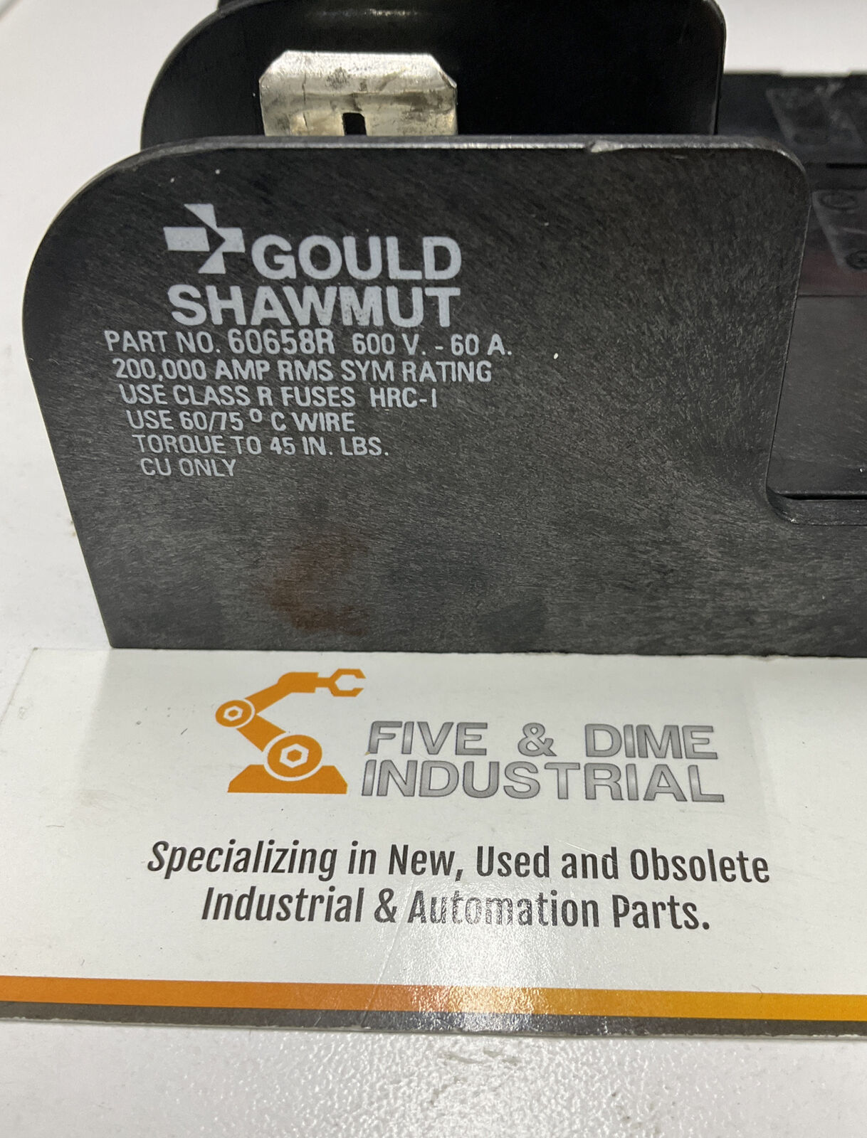 Gould Shawmut 60658R 3-Pole Fuse Holder 600V 60A (CL342)