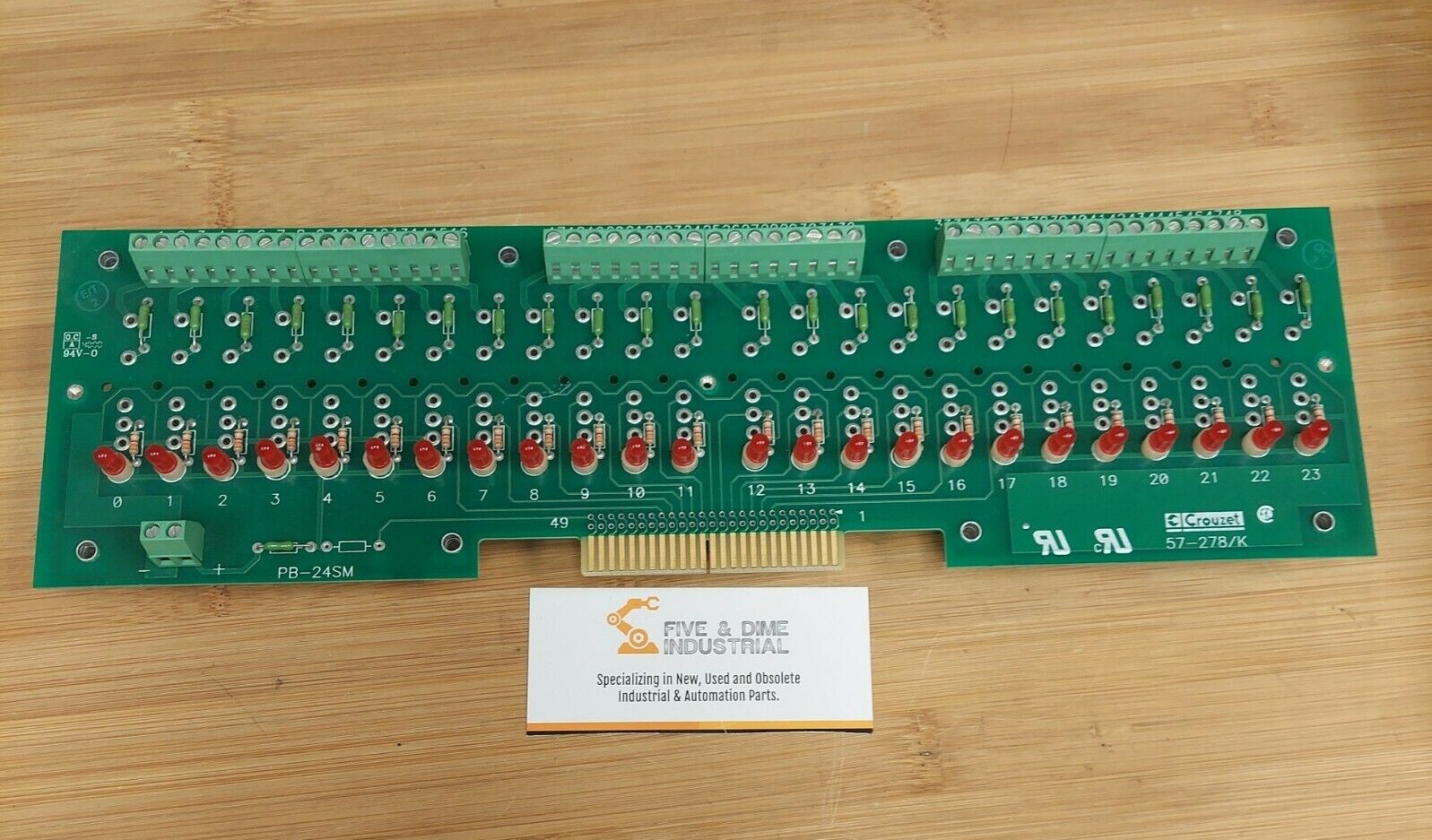 Crouzet Corp. 57-278 REV. K  Circuit Board PB-24SM (RE210)