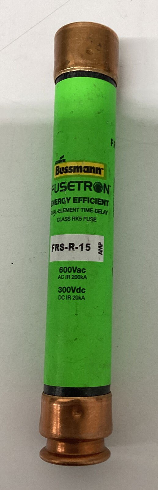 Bussmann Fusetron FRS-R-15 Lot of 3  Class RK5 fuses (YE251) - 0