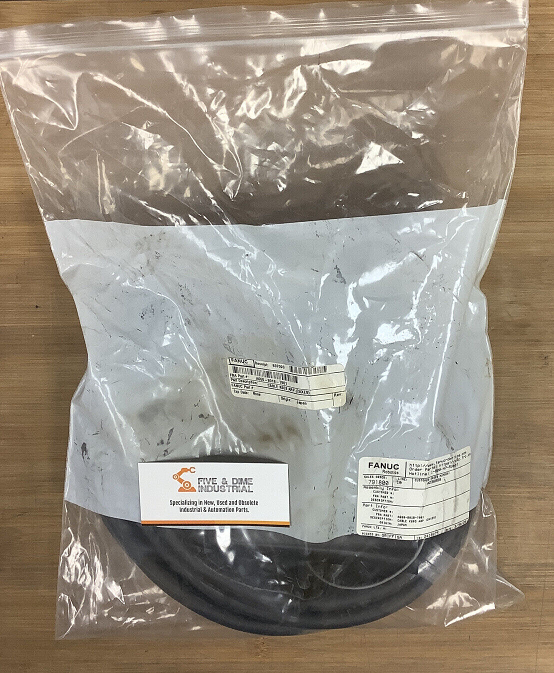 Fanuc A660-8018-T901 Cable K603 ARP 2-AXES 10 Meters (CBL116)