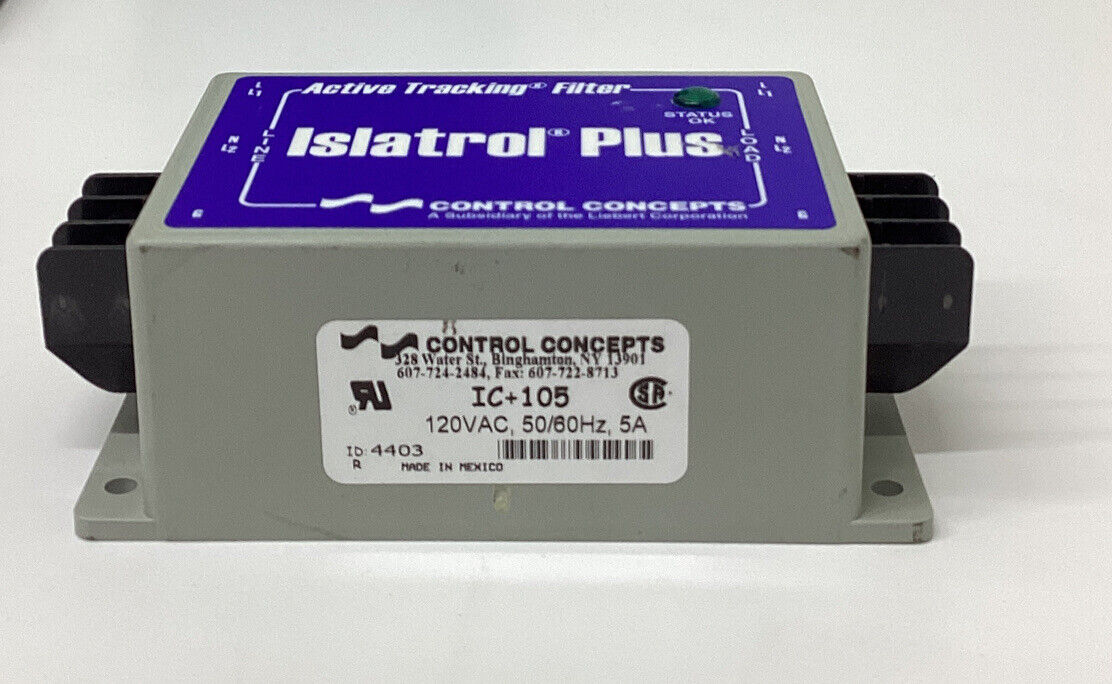 Control Concepts IC+105 AMP Voltage Regulator 120VAC (CL207) - 0