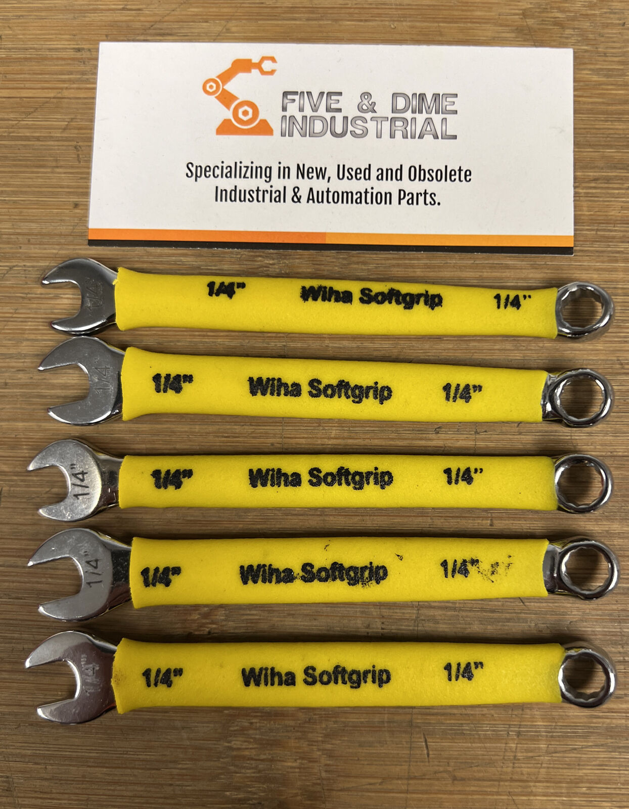 Wiha Softgrip Combination Wrench 1/4" Lot of 5 (BK111)