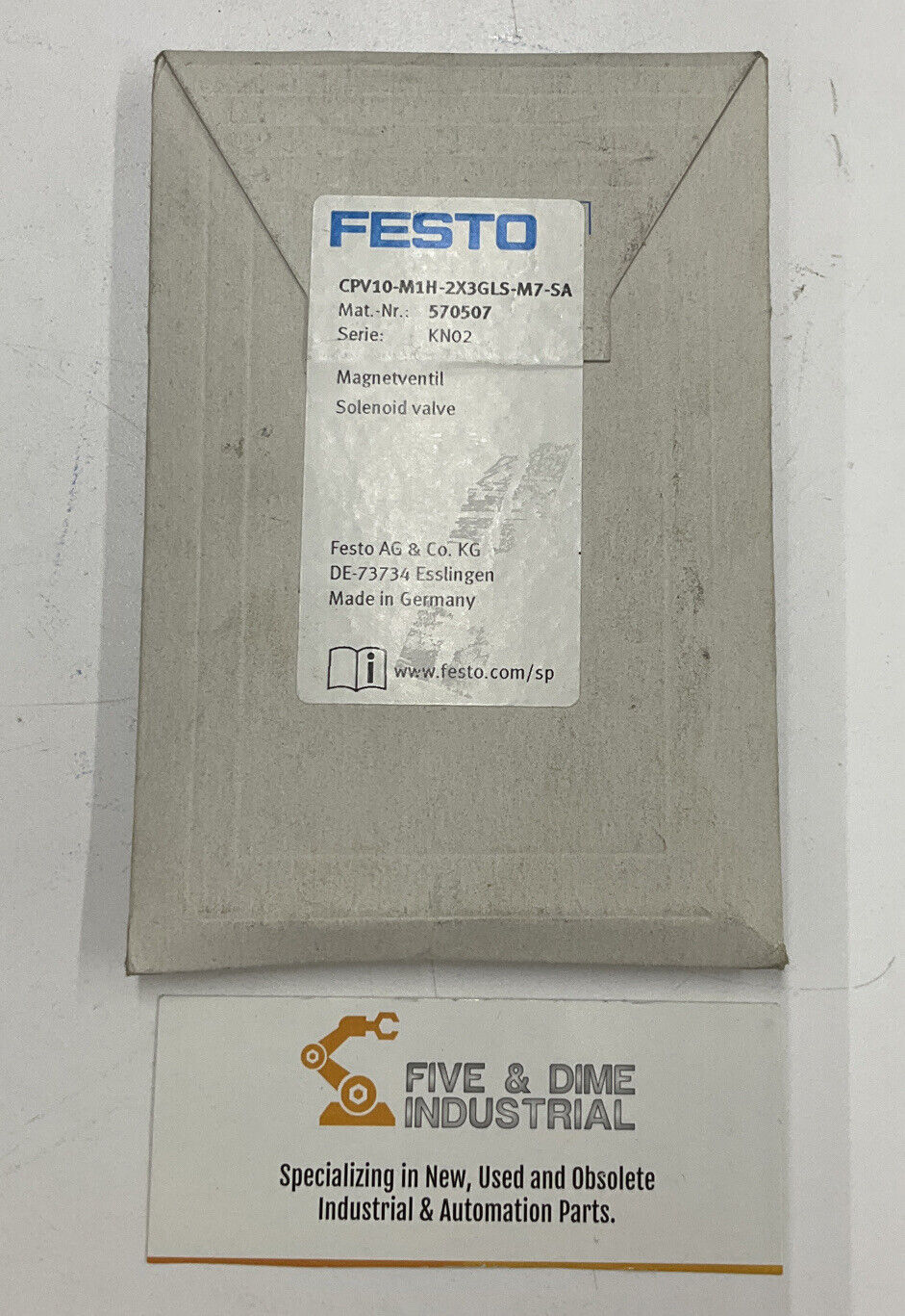 Festo CPV10-M1H-2X3GLS-M7-SA / 590507 New Solenoid Valve (YE193)