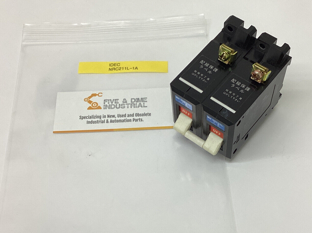 IDEC NRC211L-1A New 1AMP 2-Pole Circuit Breaker (YE154)