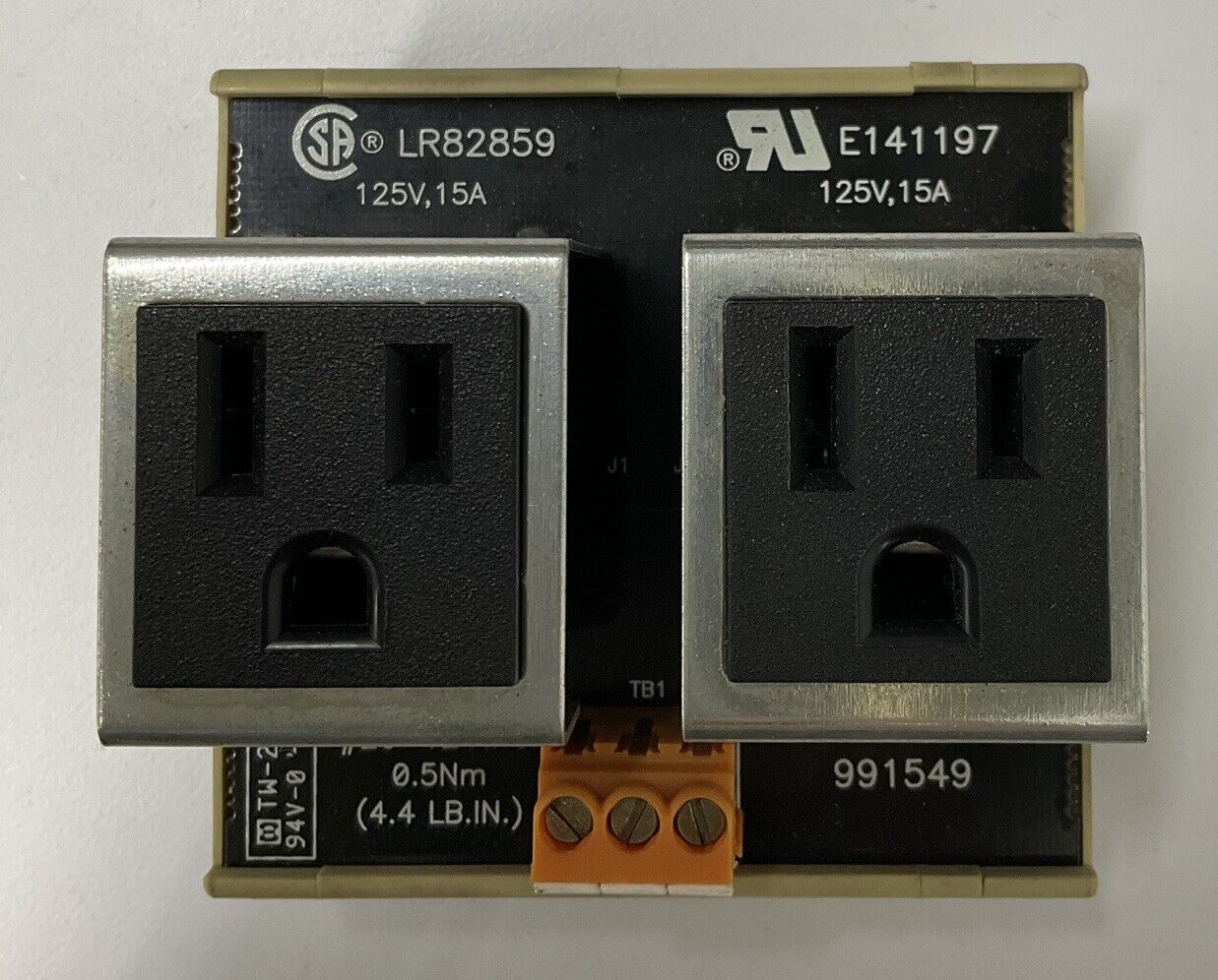Weidmuller 991549 Din Mount Dual Outlet Module (CL301) - 0