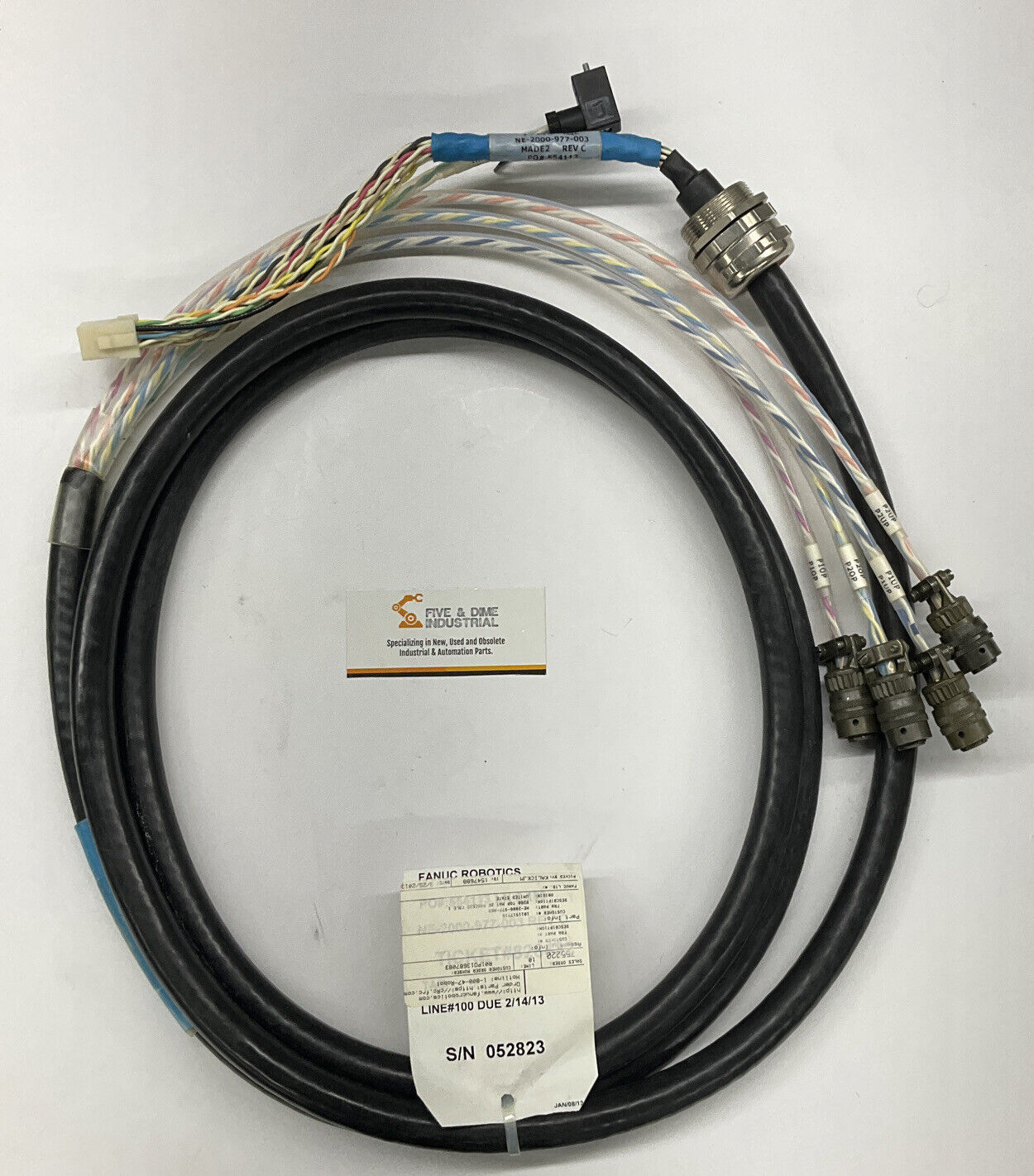 Fanuc NE-2000-977-003 P200 Top Hat 2K Process Cable (CBL143)
