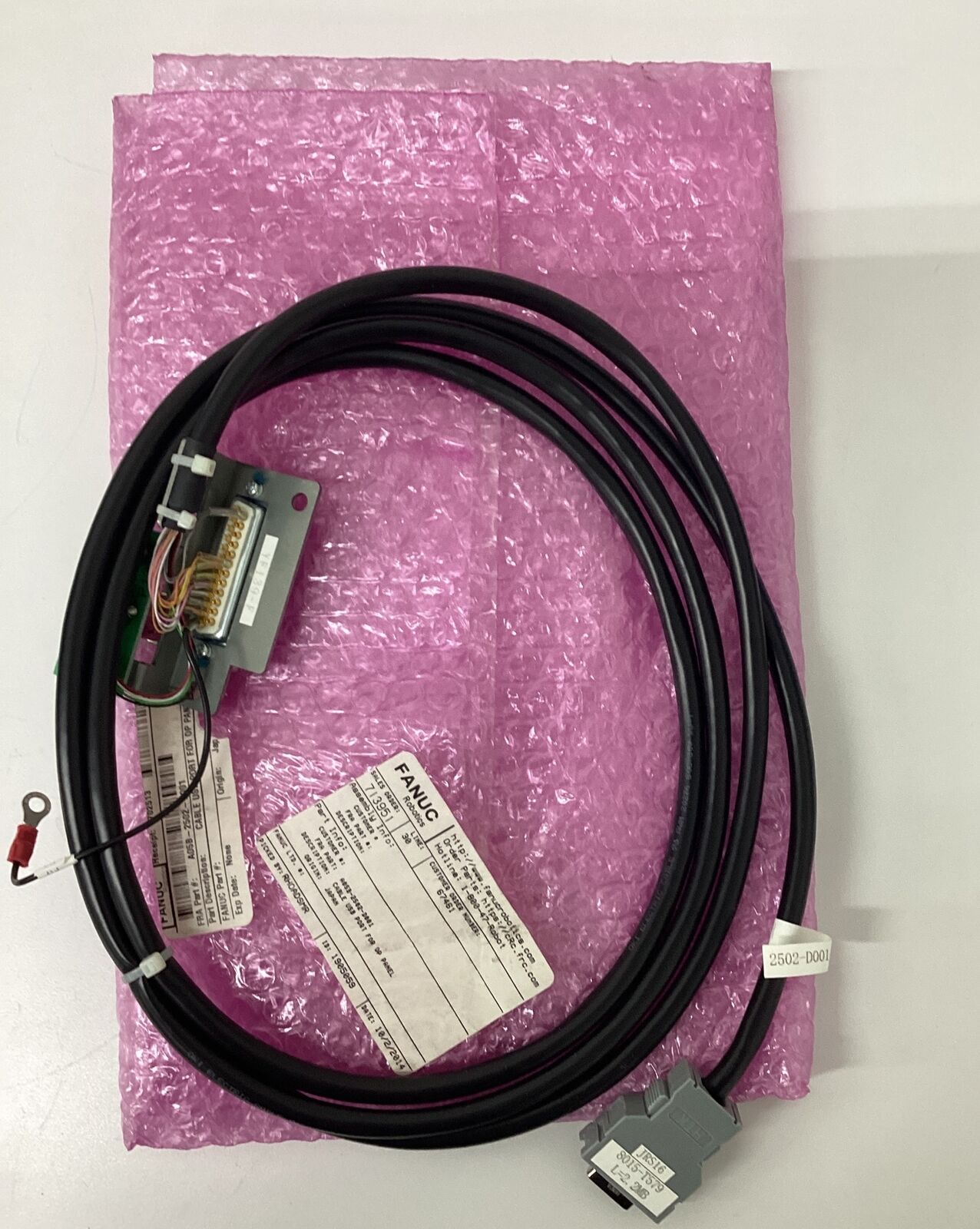 Fanuc A05B-2502-D001  USB Port Cable for OP Panel (RE188) - 0