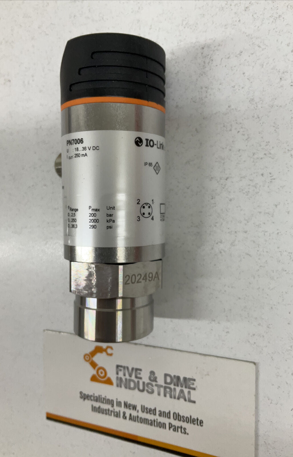 IFM PN7006 New Pressure Sensor G1/4 18-36VDC (GR147)