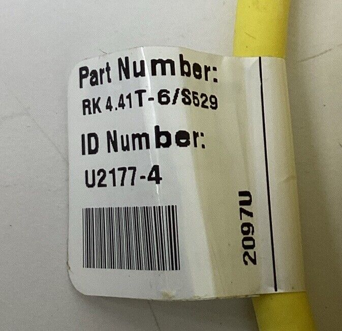 Turck RK4.41T-6/S529 / U2177-4  M12, Male Single End Cable 4-Wire 6M (RE162)