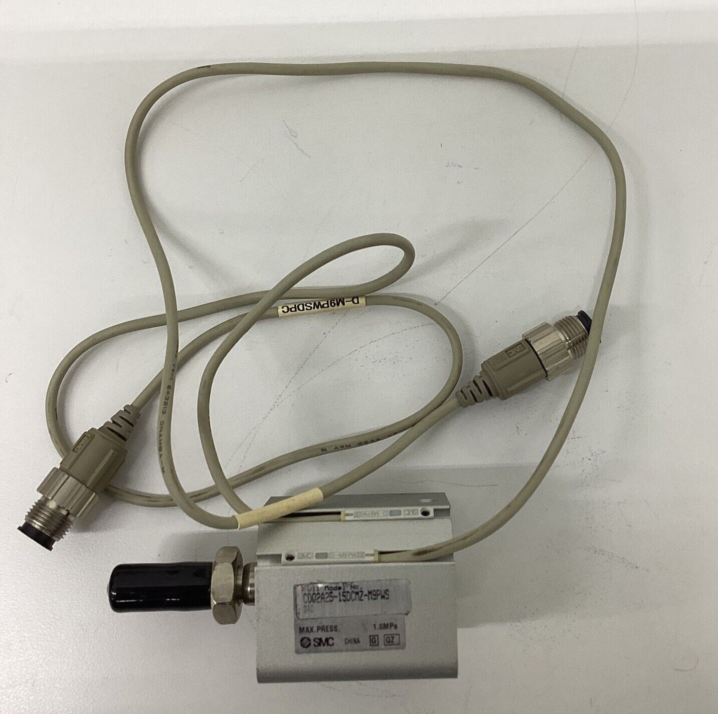 SMC CDQ2A25-15DCM2-M9PWS Compact Cylinder w/  Sensors (BL284) - 0