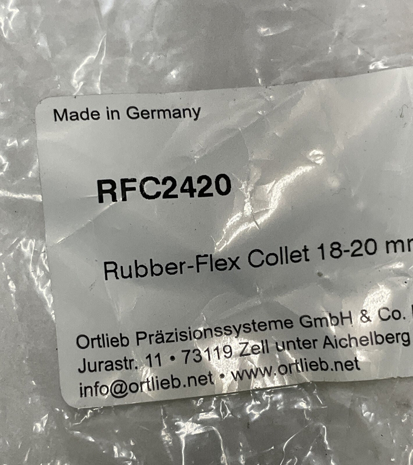 Ortlieb RFC2420 New Rubber-Flex Collet 18-20mm (GR192)