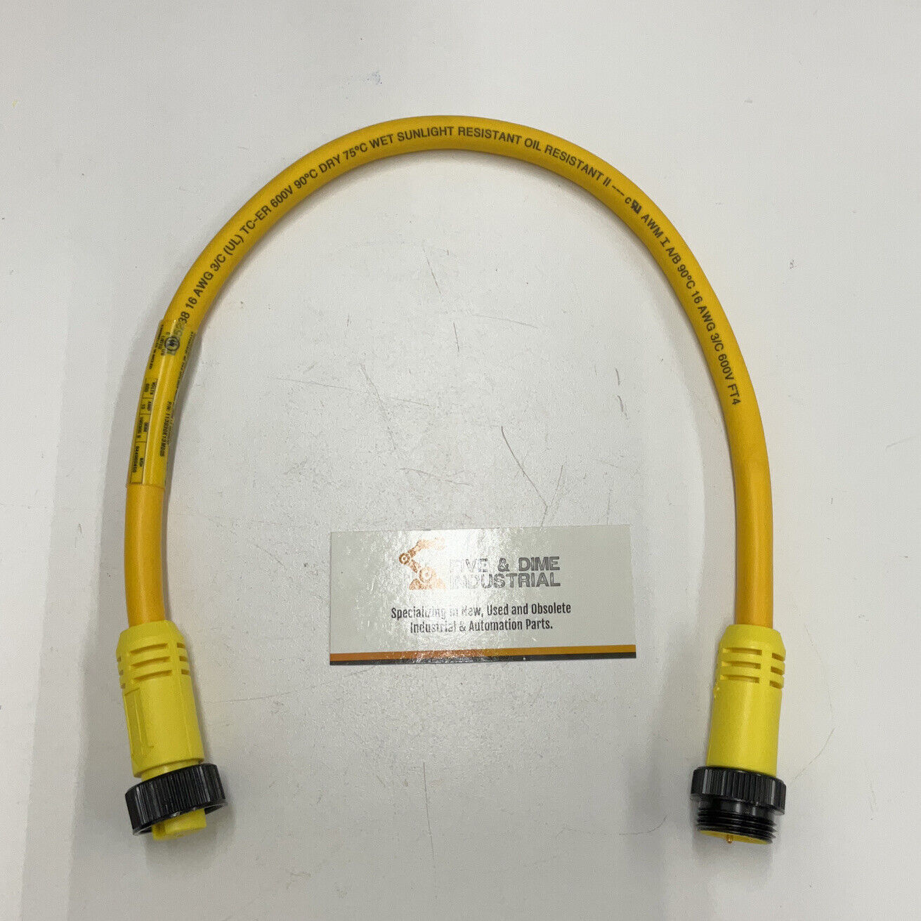 Brad Connectivity 1300102070 Mini Change 3-Pin Male/Female Flex Cable 0.5M YE199
