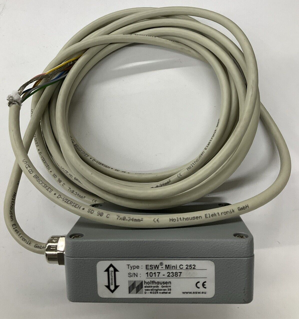 Holthausen ESW-Mini C-252 Vibration Pick-up Sensor(CBL 108) - 0