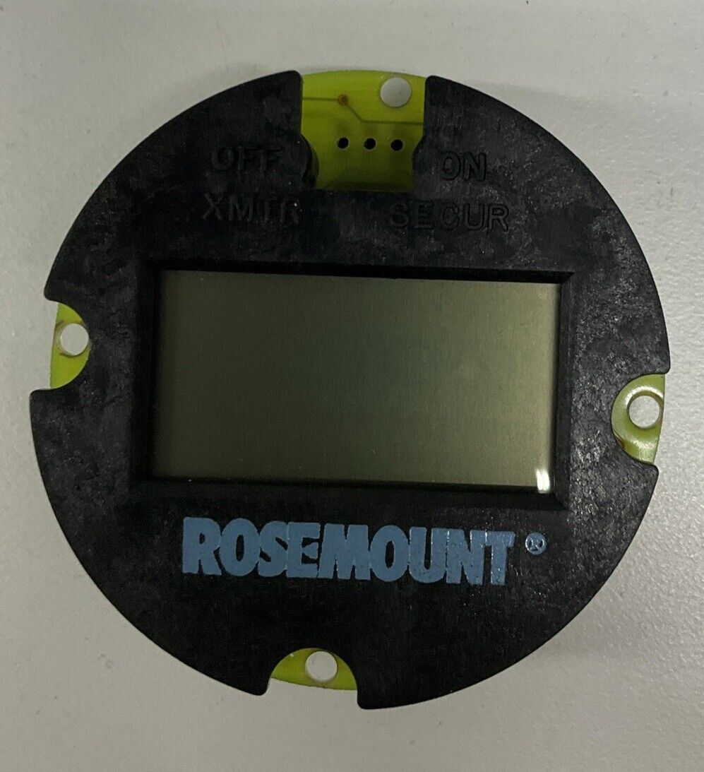 Emerson Rosemount 3031-162-6 Rev. A Replacement Display (CL276)