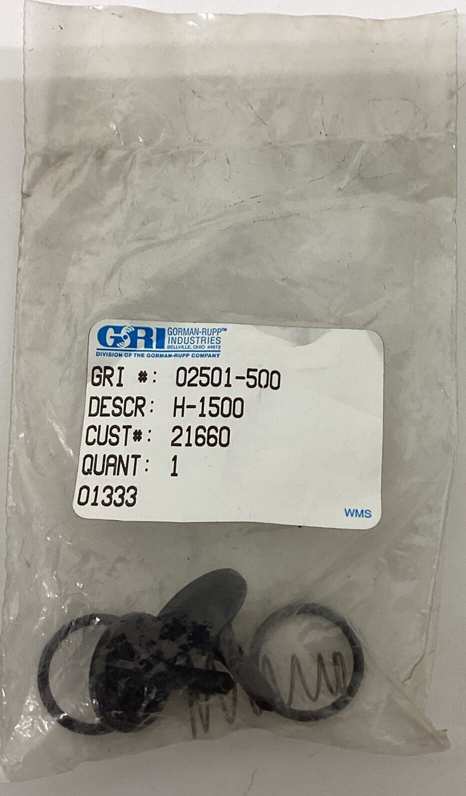 Gorman Rupp 02501-500 Repair Seal Kit (CL152)