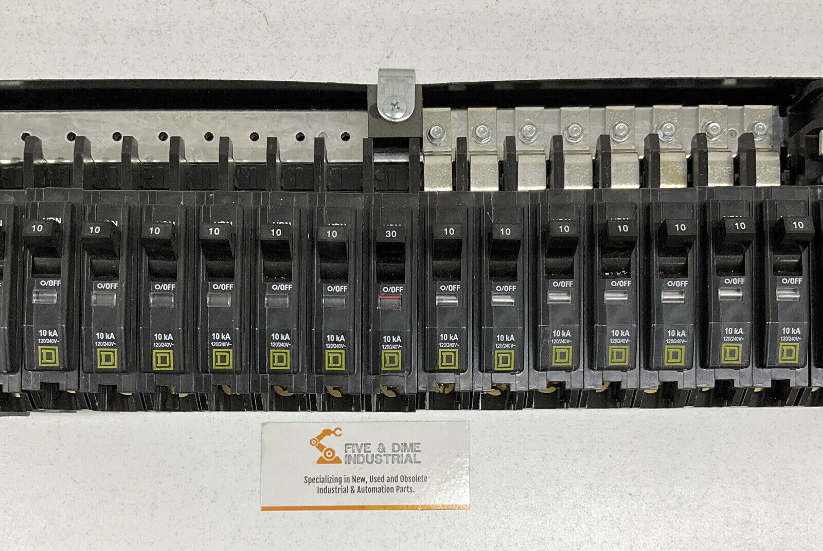 Square D NQM810M1CSB8 Panelboard  100A w/ (16) DP-4075 Circuit Breakers - OV109