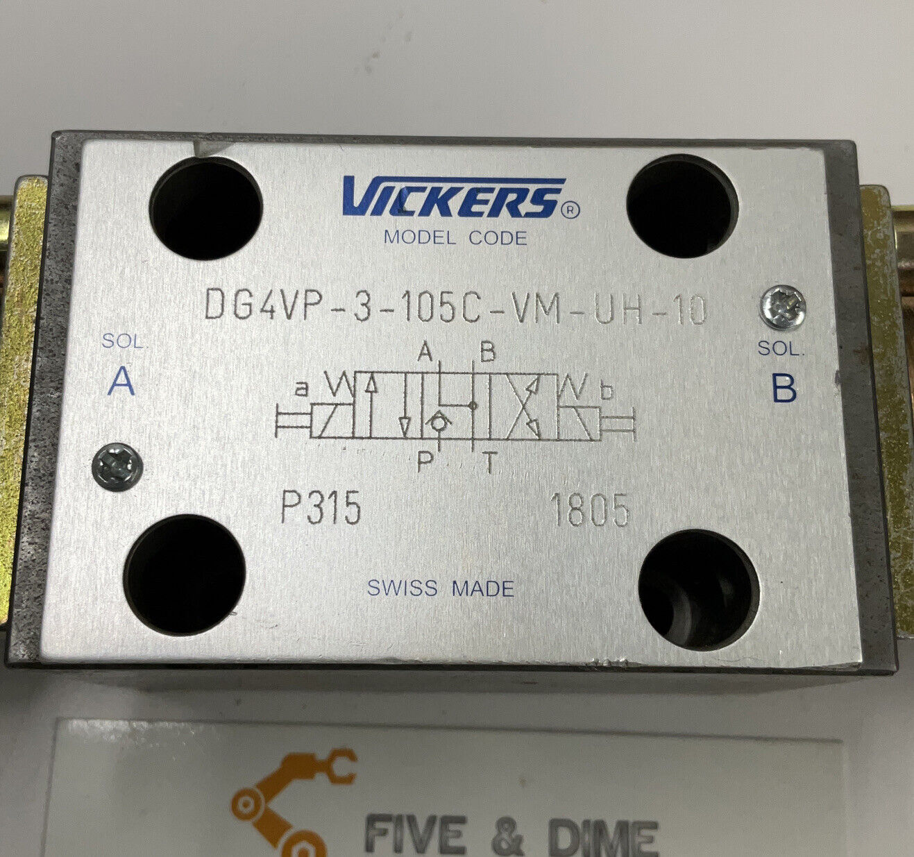 Vickers DG4VP-3-105C-VM-UH-10 New Hydraulic Valve2/ 24VDC Coils (CL324) - 0