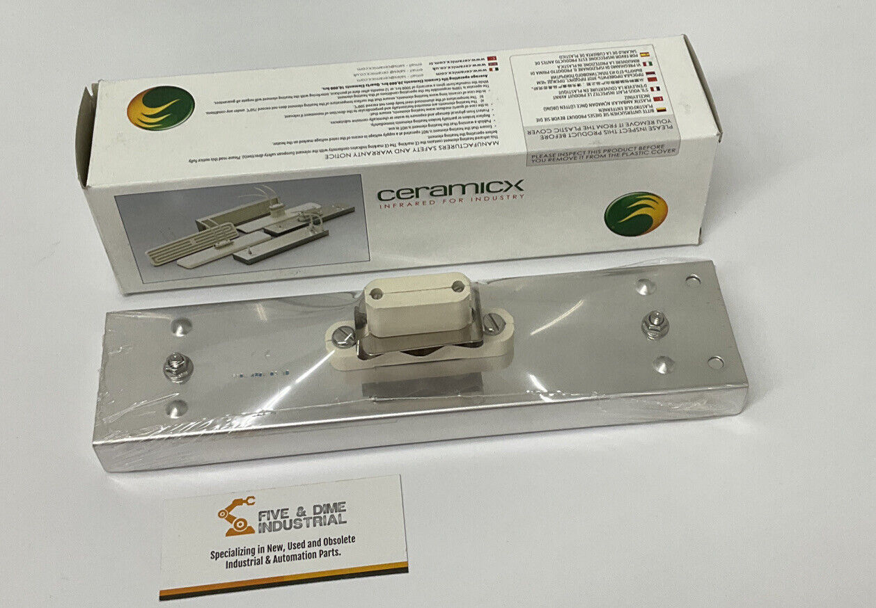 Ceramicx PFQE-650W-480V Quartz Infrared Heating-Element (GR212)