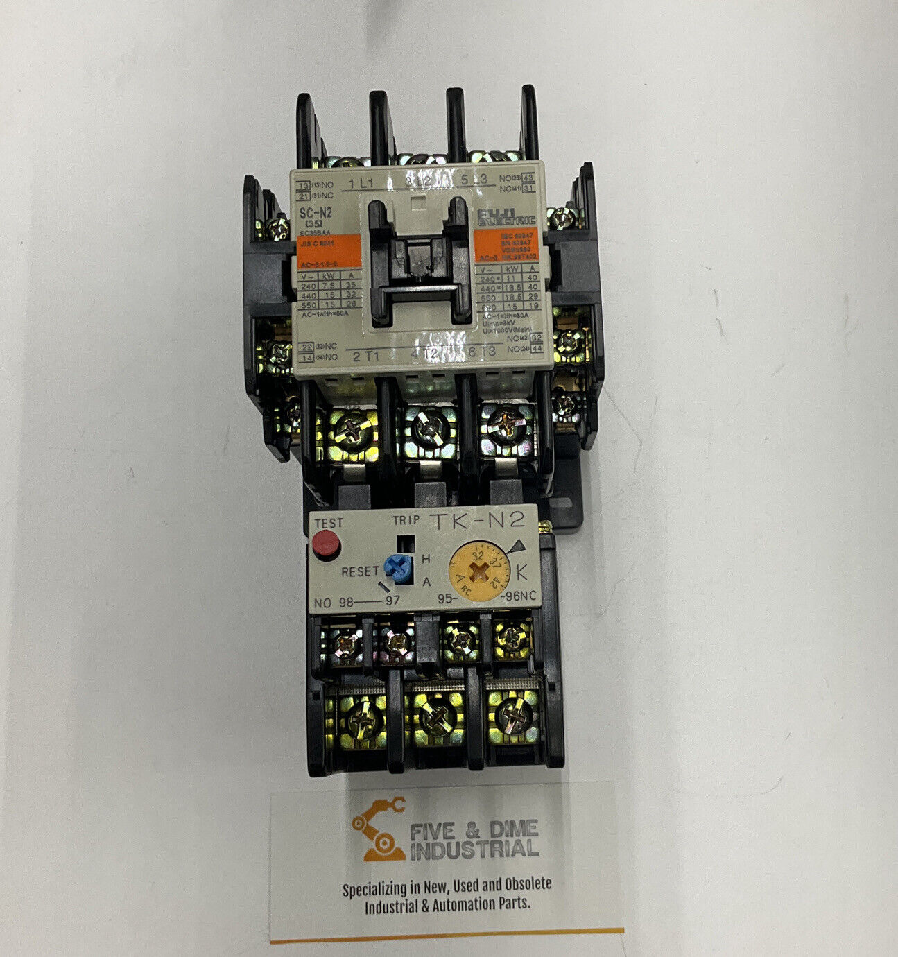 Fuji Electric SC35BAA Contactor w/ TK-N2 32-42A Relay (CL187)