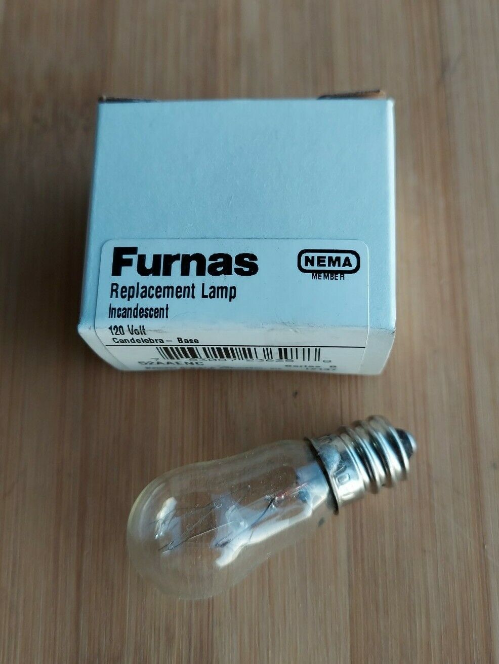 FURNAS / SIEMENS 52AAENC Replacement Incandescent lamp 120V ~ Brand New (GR123)
