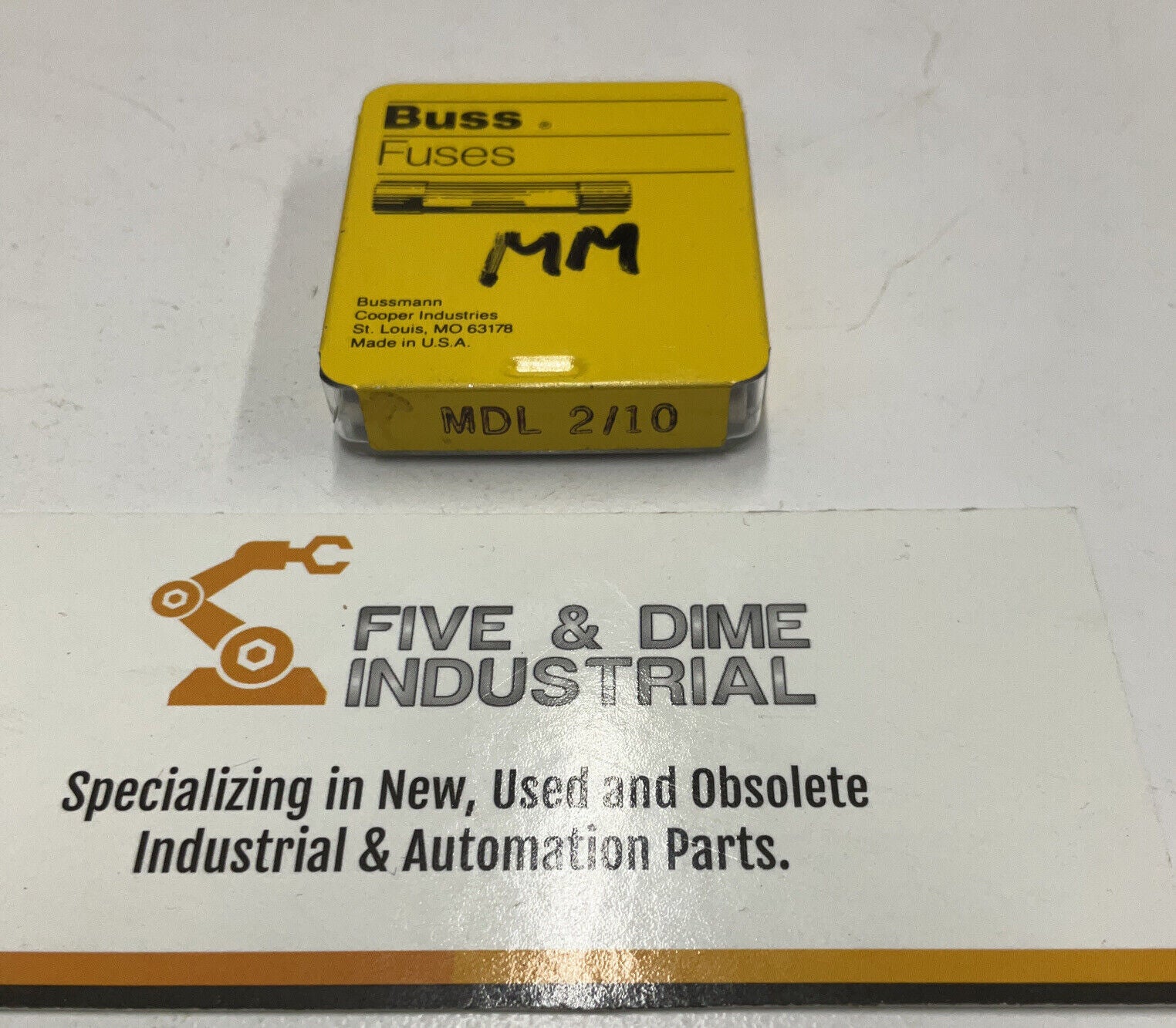 Buss Bussmann New MDL-2/10 FUSES Box of 5 (RE114) - 0