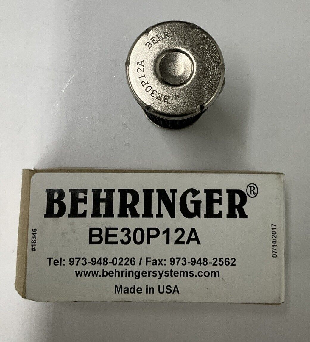 Behringer BE30P12A OEM New Hydraulic Filter Element (BK100) - 0
