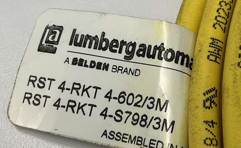 Lumberg Automation RKT-4-RKT4-602 / 3M Cordset (Bk105)