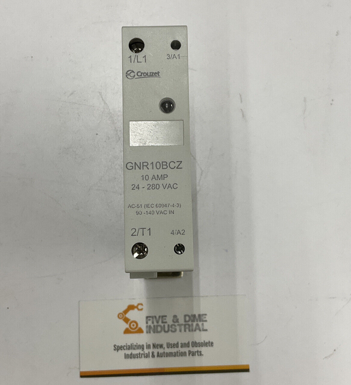 Crouzet GNR 10DCZ New Cooltech Solid State Relay 10Amp, 24-280VAC (CL326)