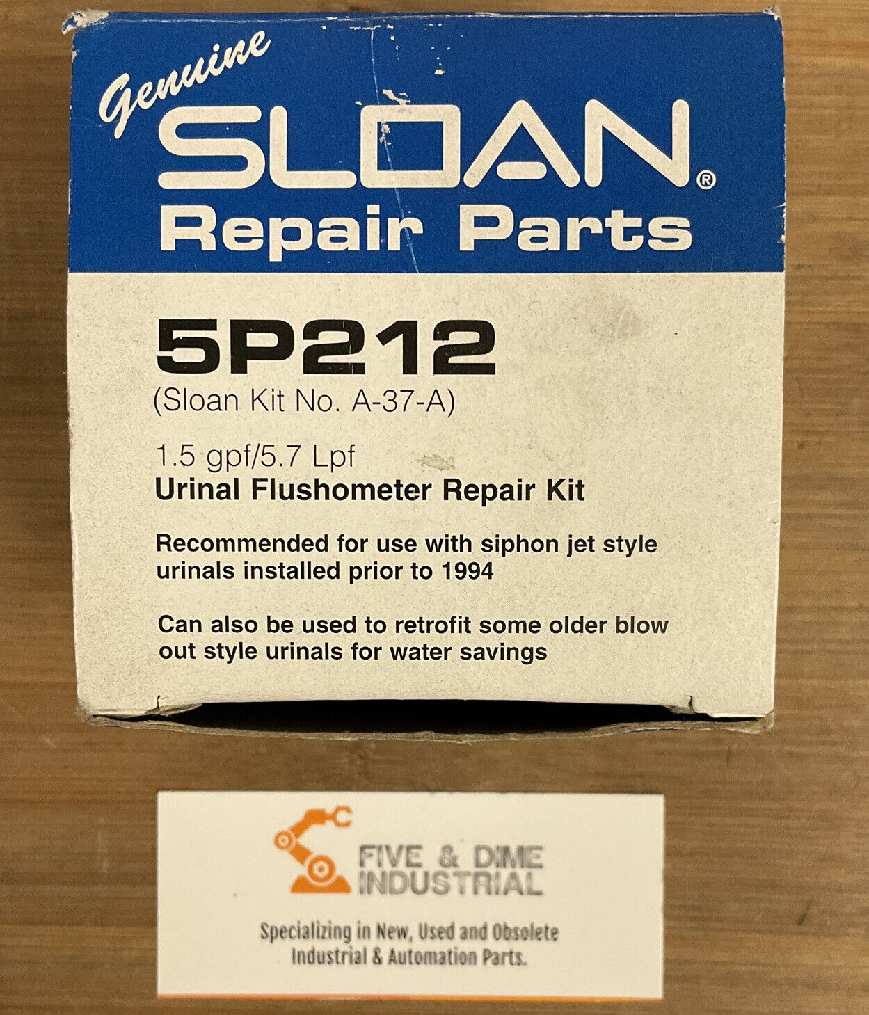 Sloan 5P212 Flushometer Repair Kit No. A-37-A (GR137)