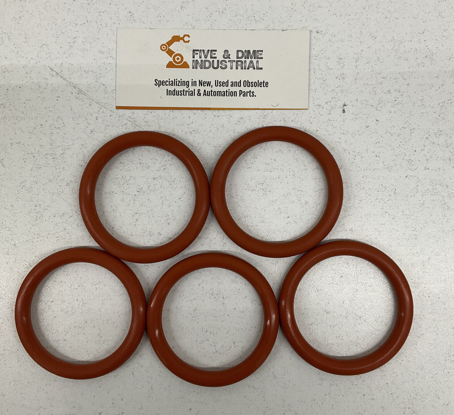 Parker S1138 5-981 Dash No. -404 Silicone O-Ring 5 Per Pack (BK129)