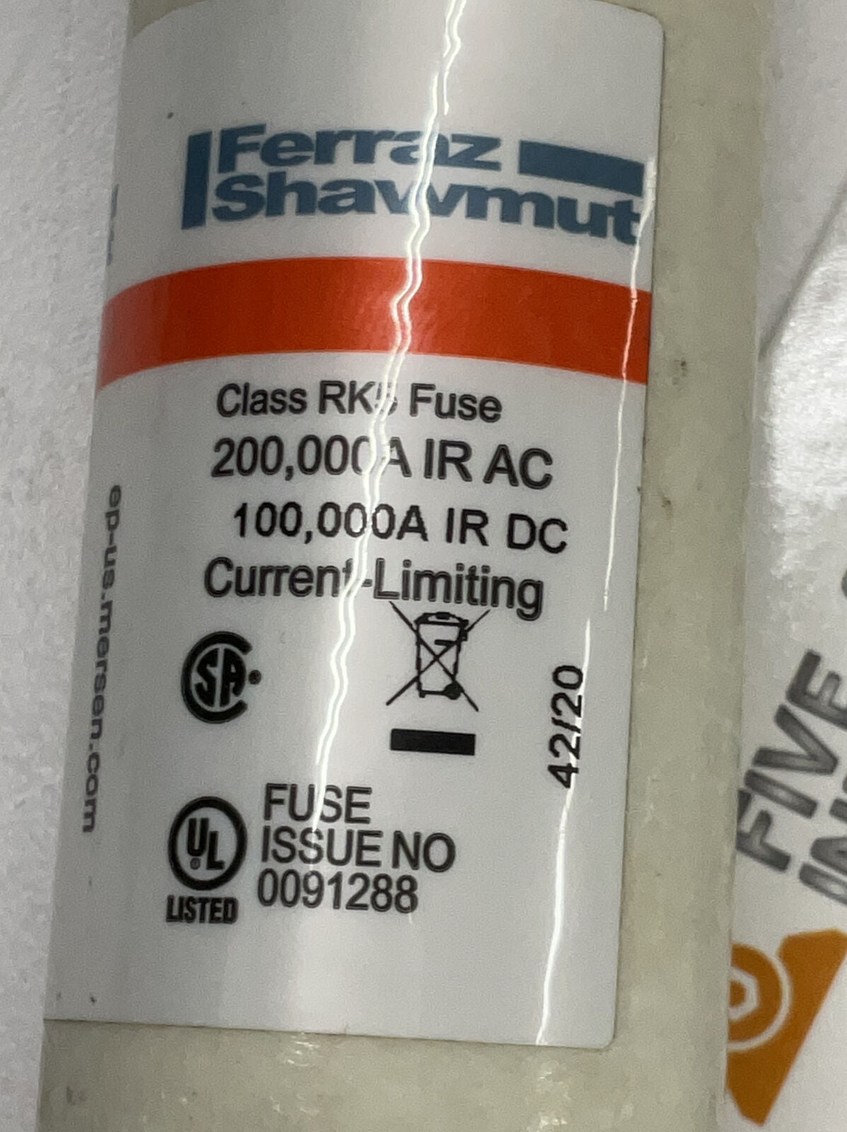 Ferraz Shawmut TRS80R Tri-Onic Dual Element Time Delay Fuse 75A (RE243)