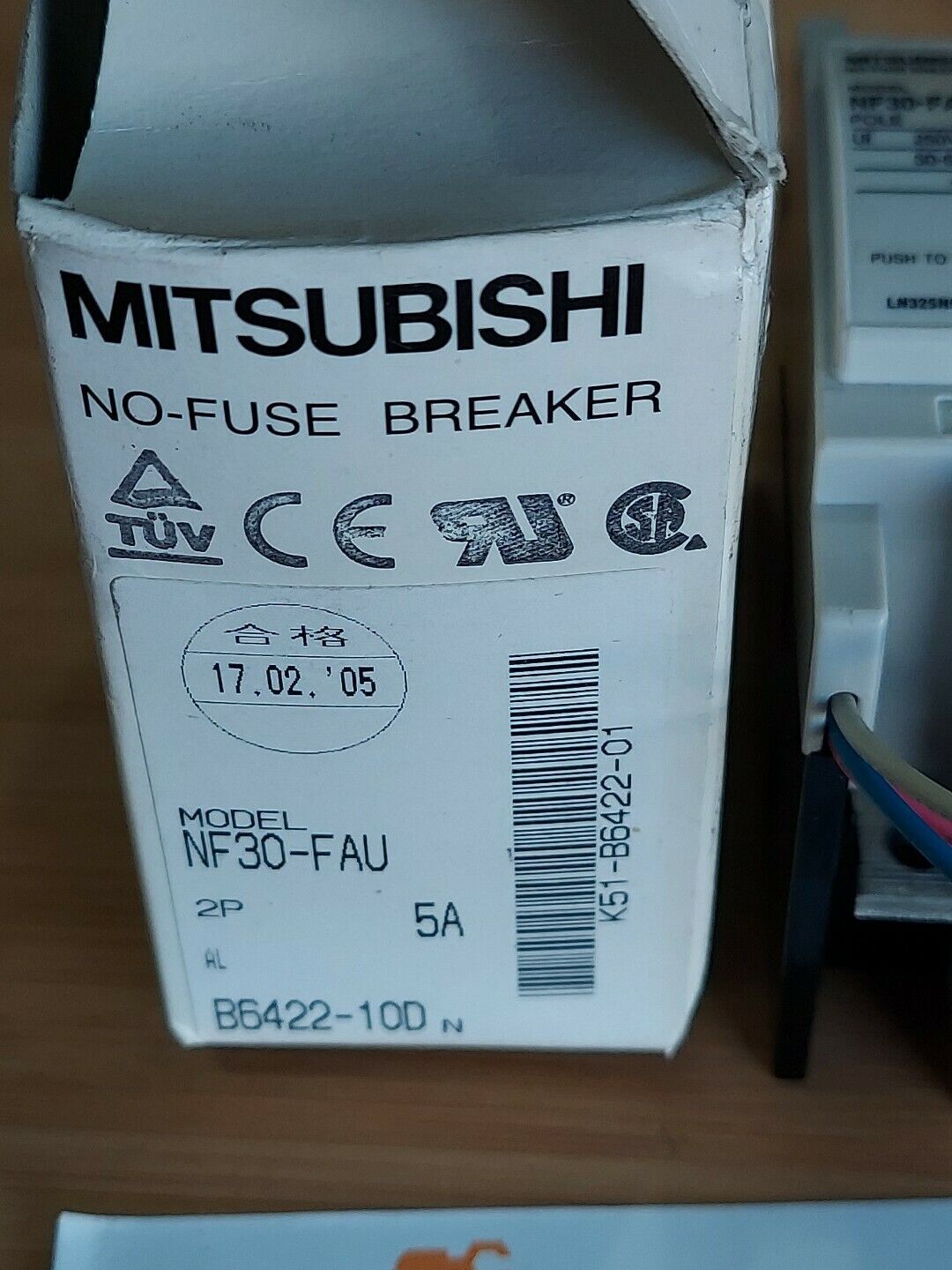Mitsubishi Electric NF30-FAU 5A New NO FUSE CIRCUIT BREAKER (GR123)