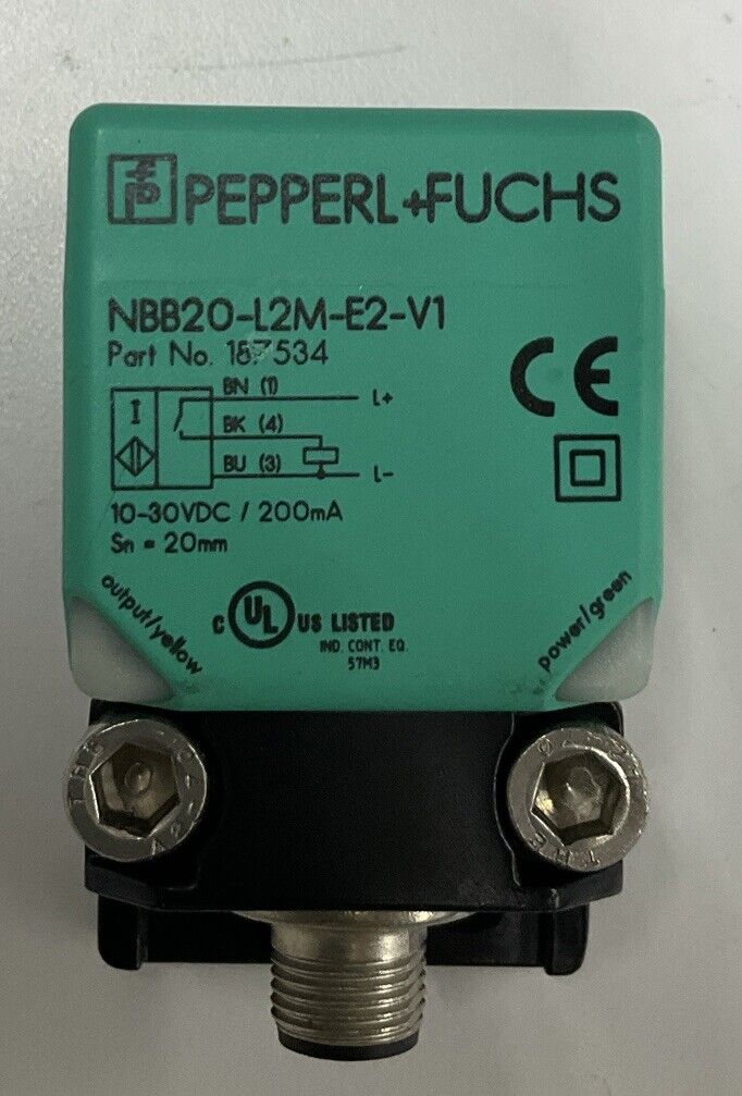 Pepper Fuchs NBB20-L2M-E2-V1 / 187534 Proximity Sensor (RE122)