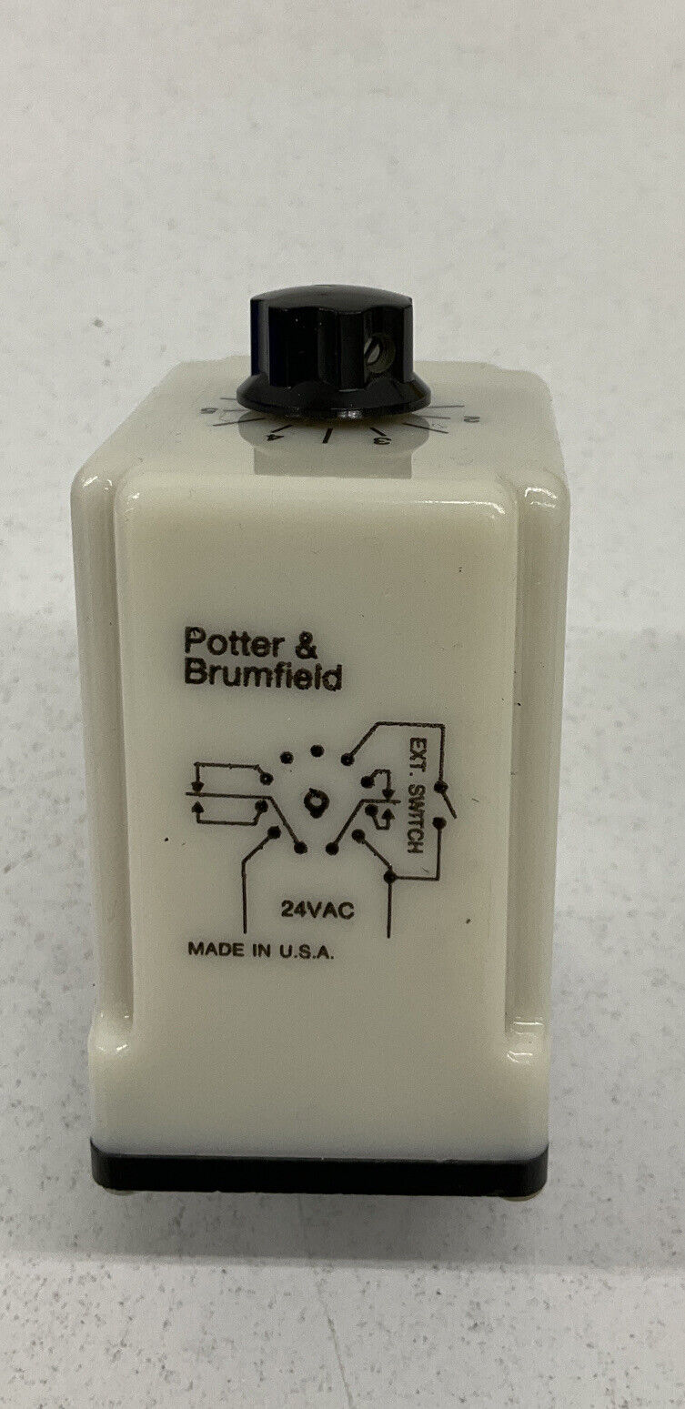 Potter Brumfield CB-1046B-38 Adjustable Time Delay Relay 1.8-180 sec (BL262)